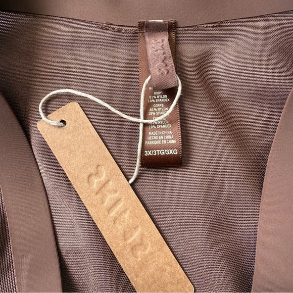 SKIMS Sheer Sculpt High Waist Thong in Jasper Size 3X NWT - Picture 8 of 8